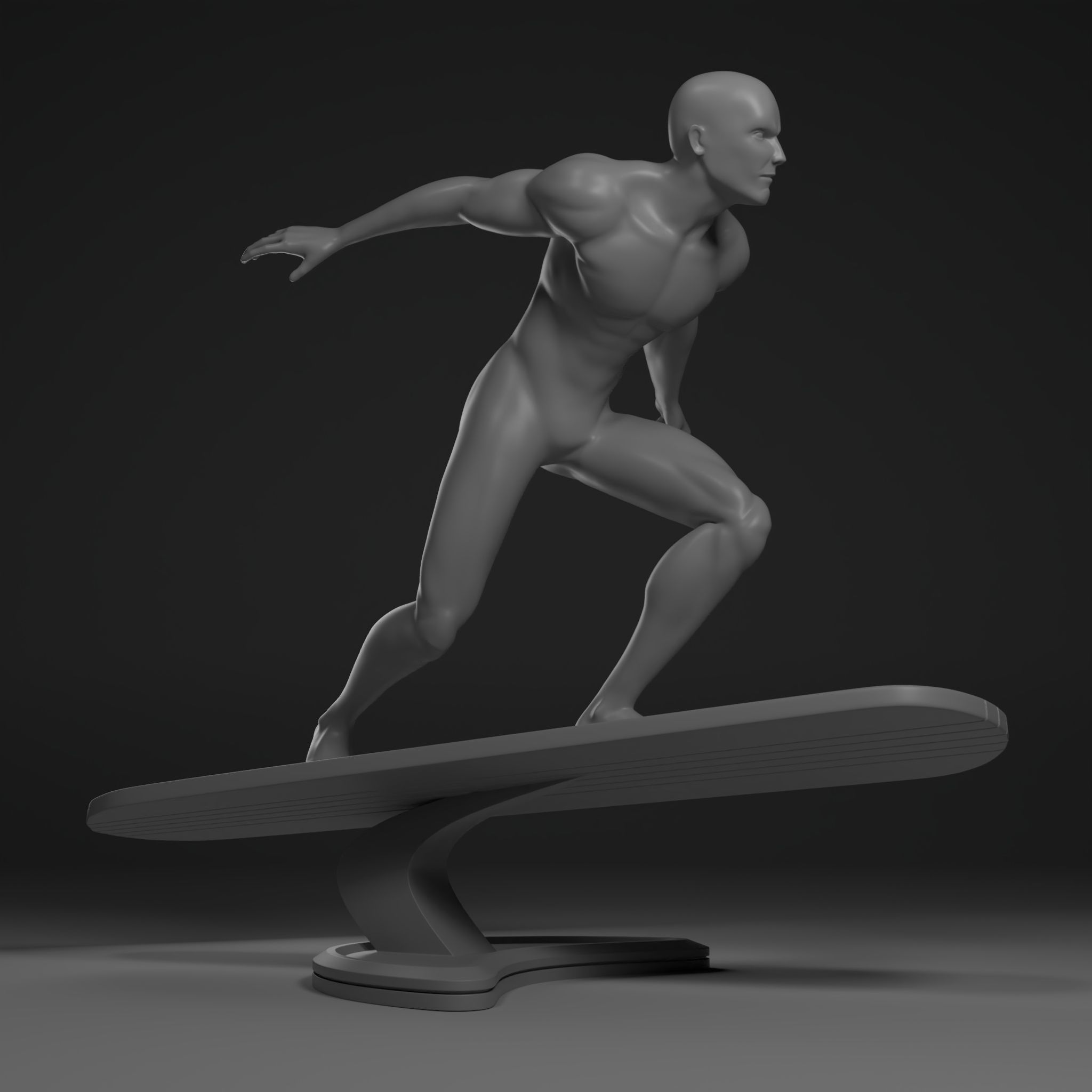 Silver Surfer 3D print model_12