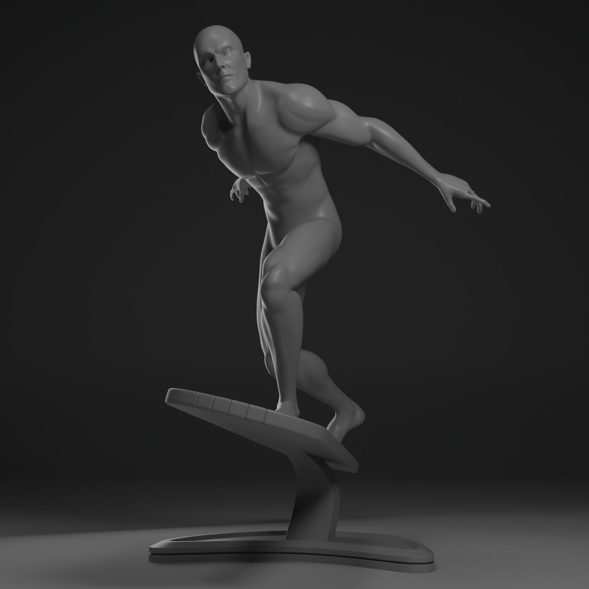 Silver Surfer 3D print model_15