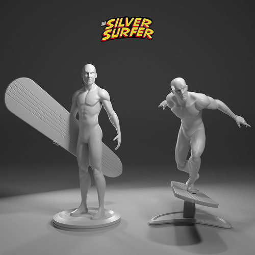 Silver Surfer 3D print model