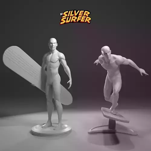 Silver Surfer 3D print model