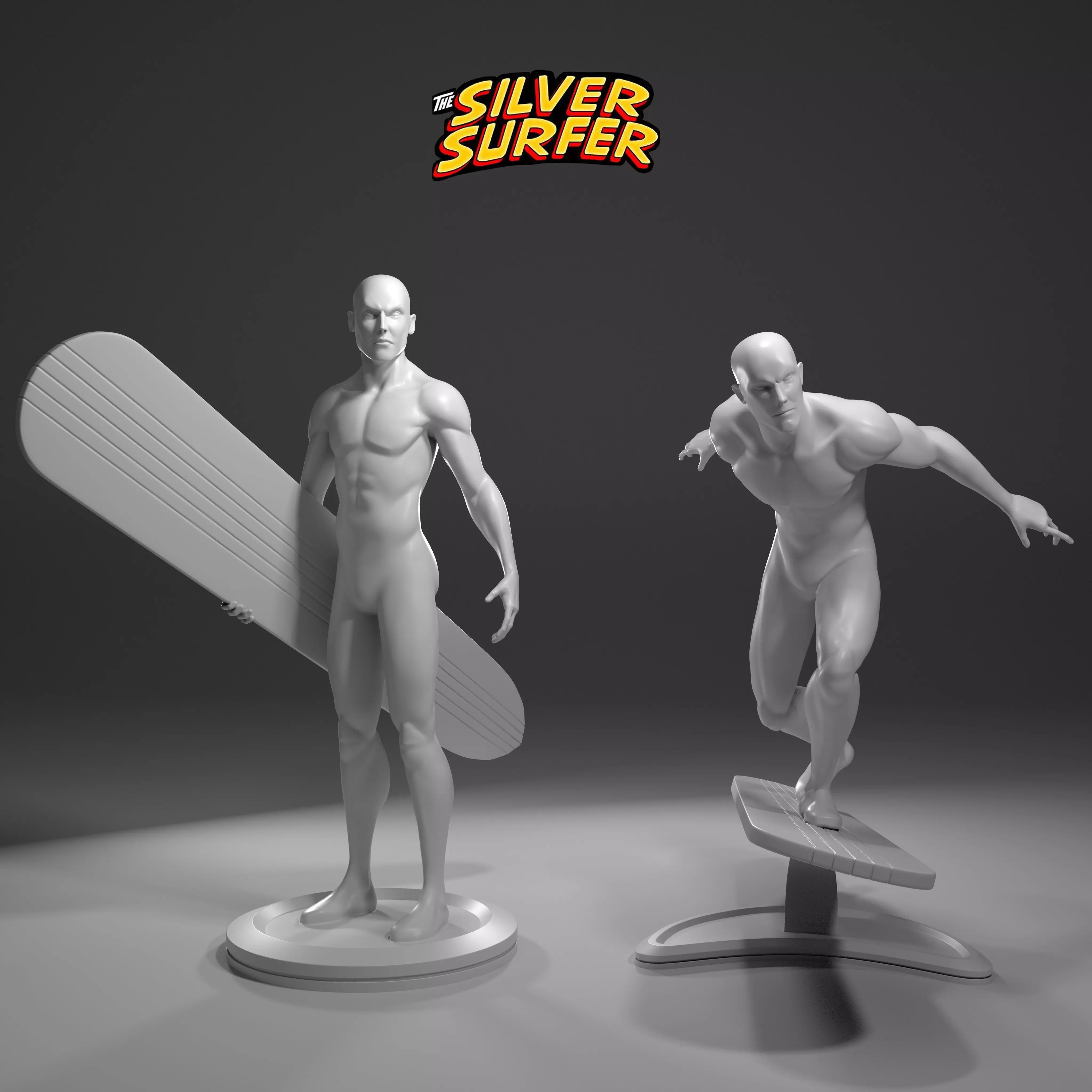 Silver Surfer 3D print model_0