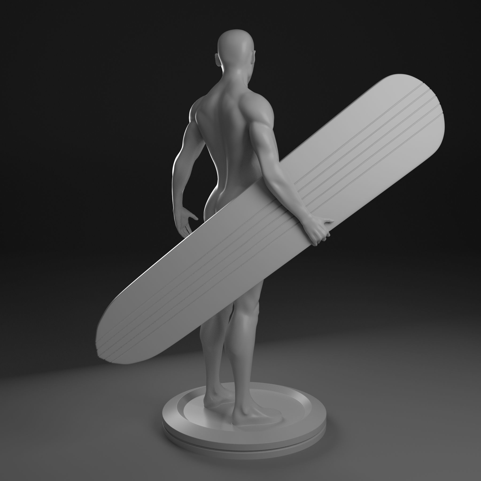 Silver Surfer 3D print model_6