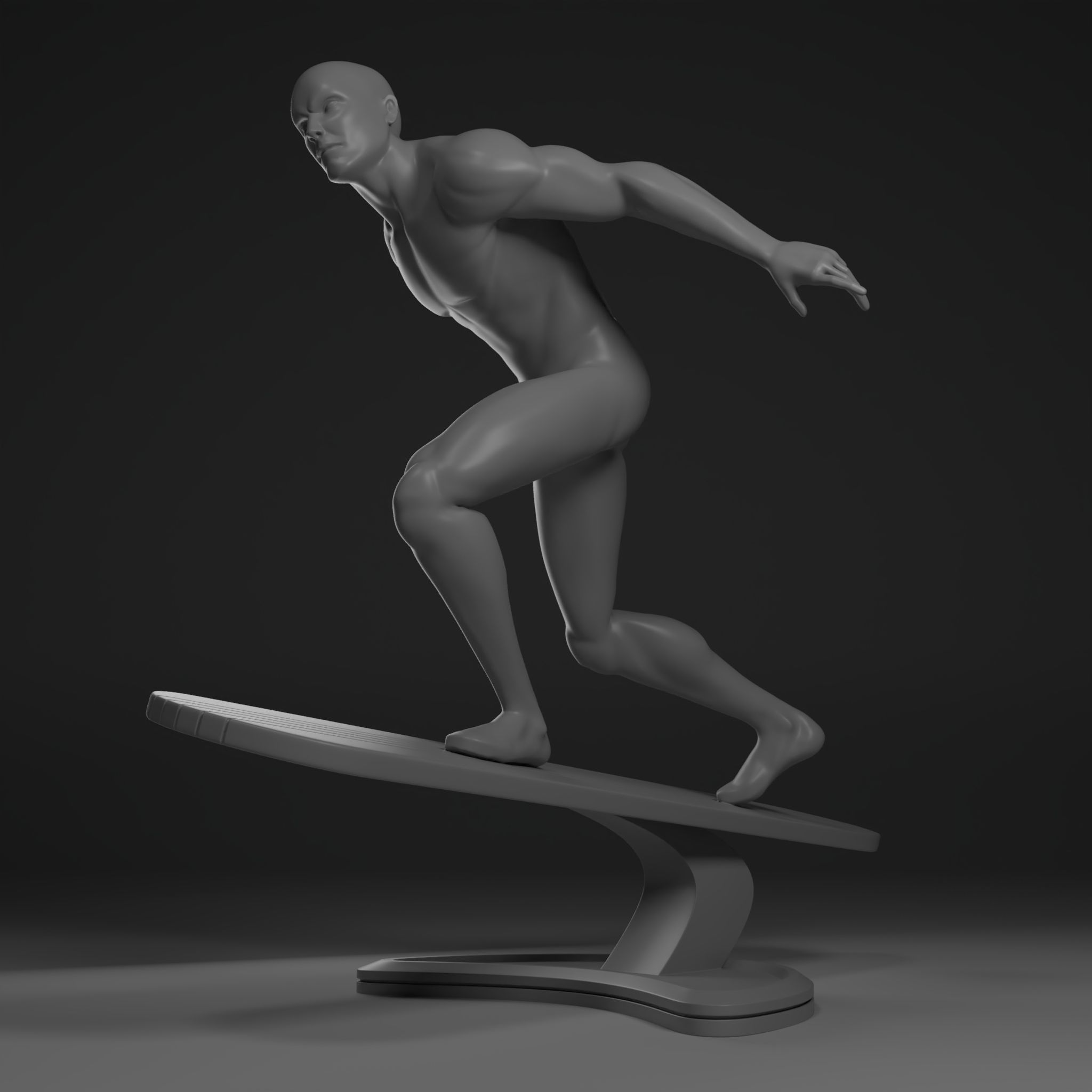 Silver Surfer 3D print model_10