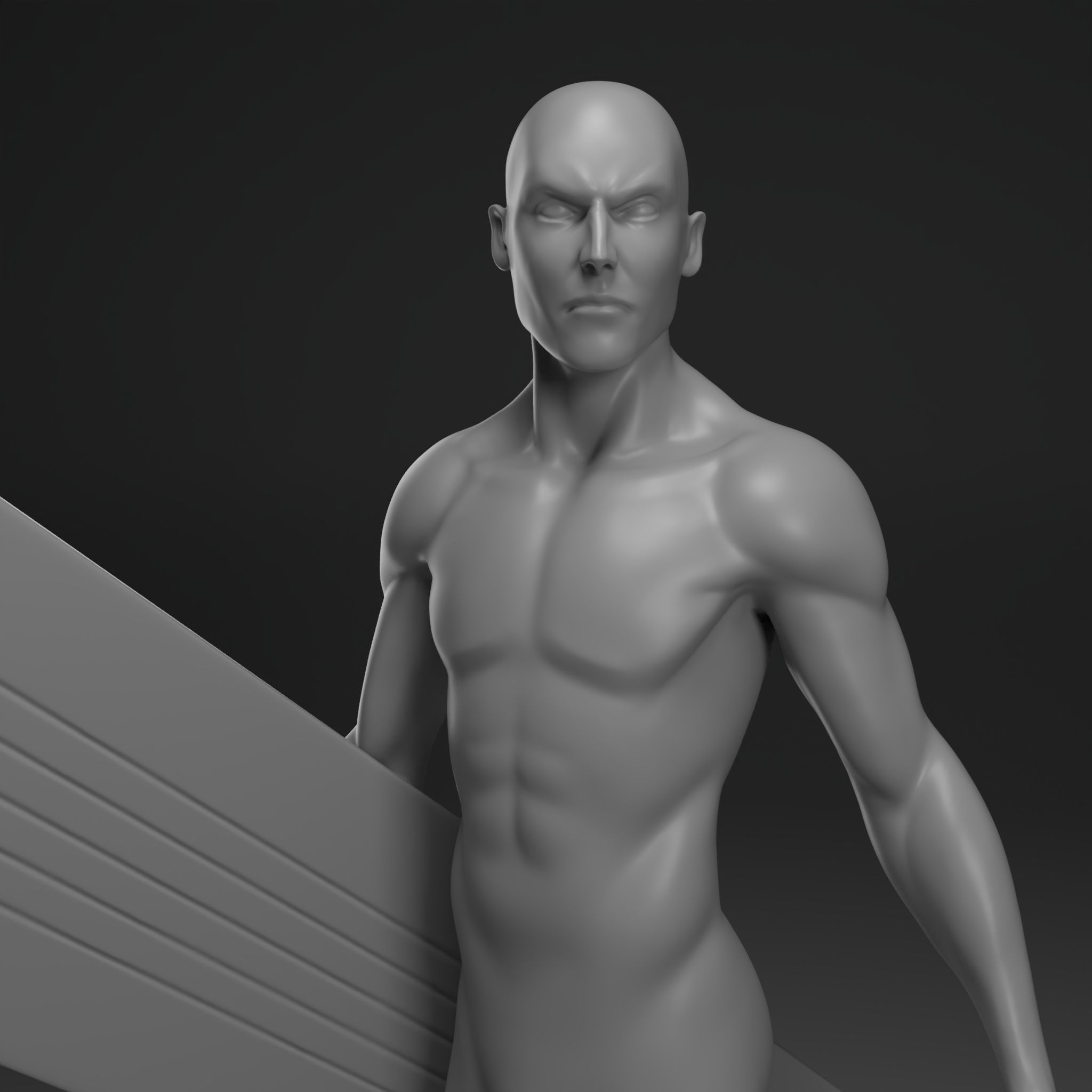 Silver Surfer 3D print model_18