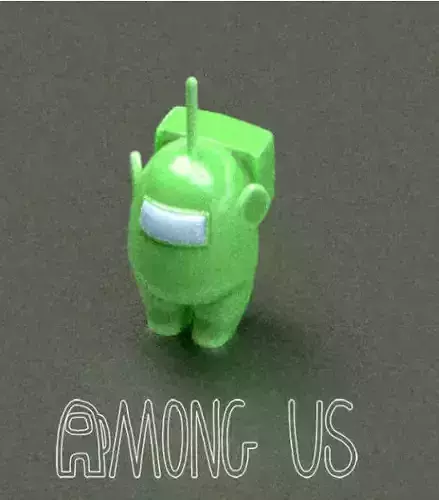 AMONG US TELETUBBIES DIPSY 3D print model