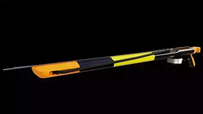 Speargun this model is made of metal and carbon