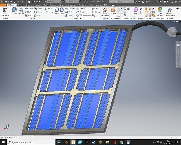 Space Engineers Solar Cell Component 3D print model
