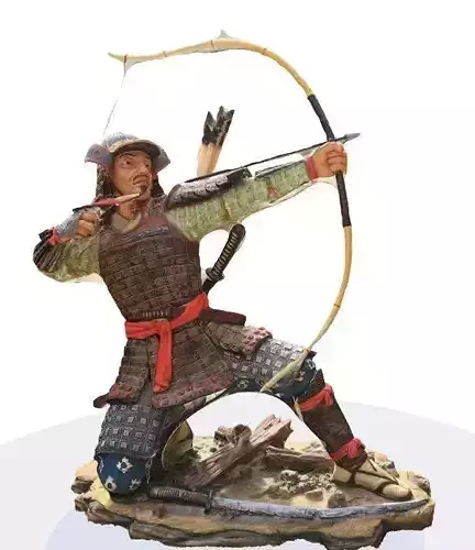 Ronin samurai 3d scan statue 3D print model