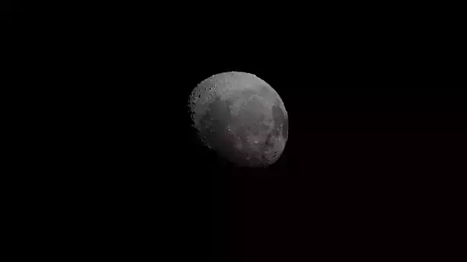 Photorealistic Moon 3D model