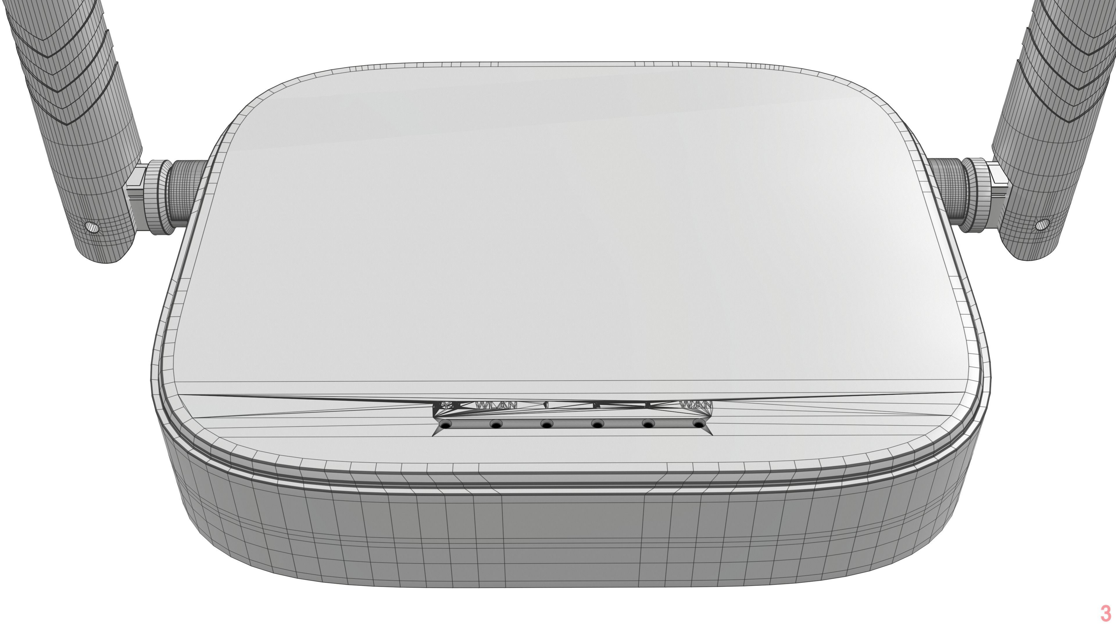 Wi-Fi Router Tenda N301 3D model_6