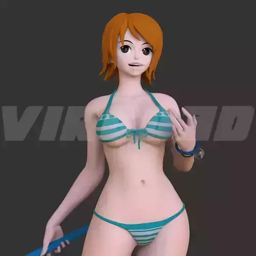 CARTOON FEMALE NAMI - Pose01