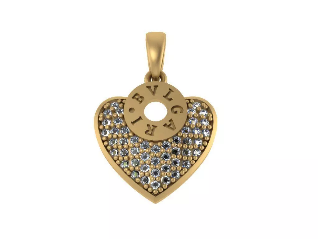 Bvlgari necklace 3D model_0