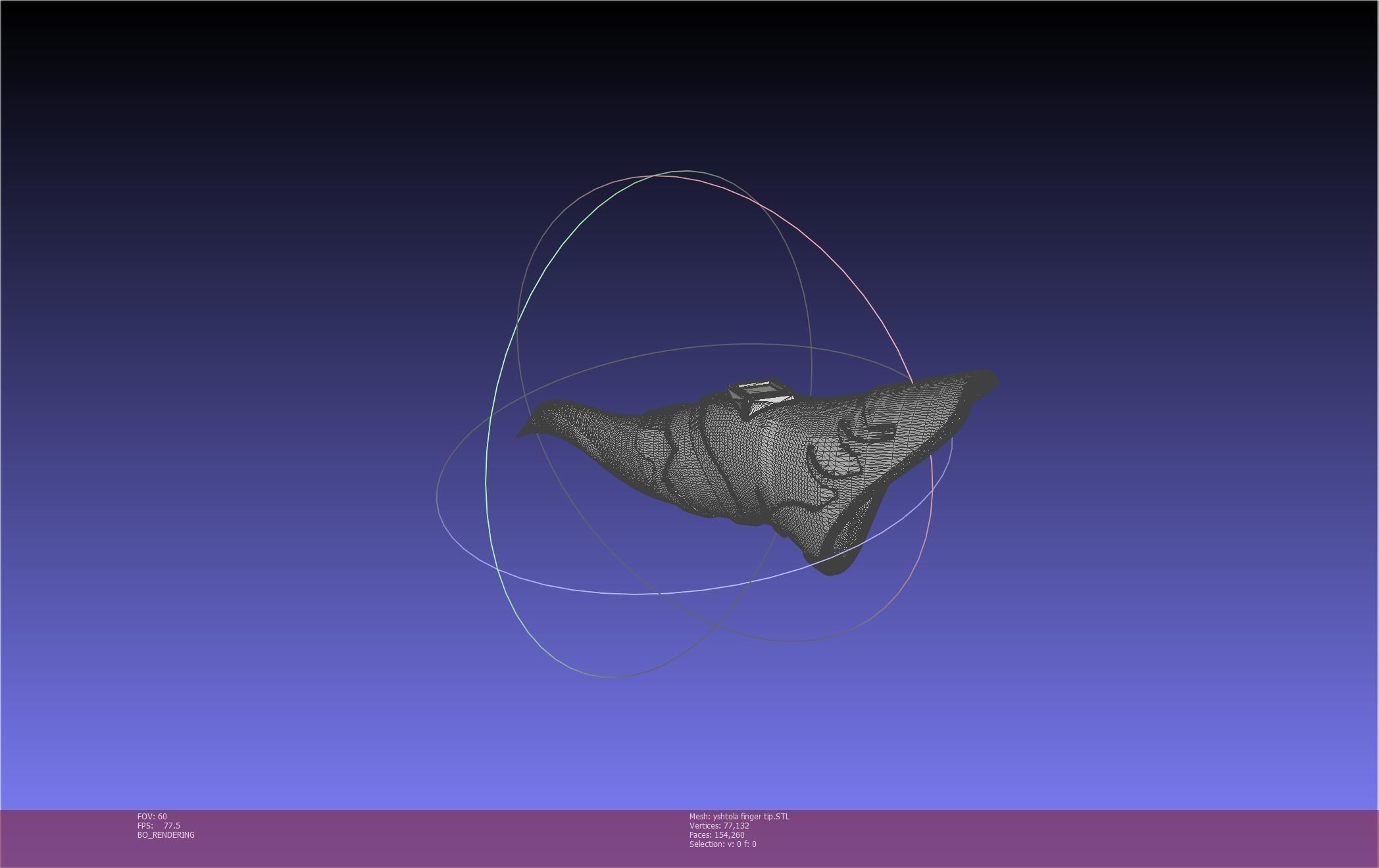 Final Fantasy XIV Yshtola Fingerpiece Printable Model 3D print model_115