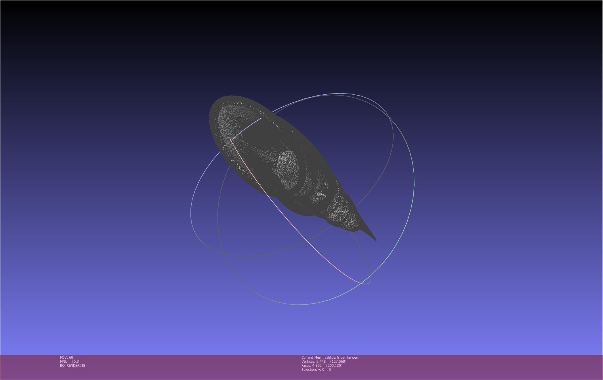 Final Fantasy XIV Yshtola Fingerpiece Printable Model 3D print model_40