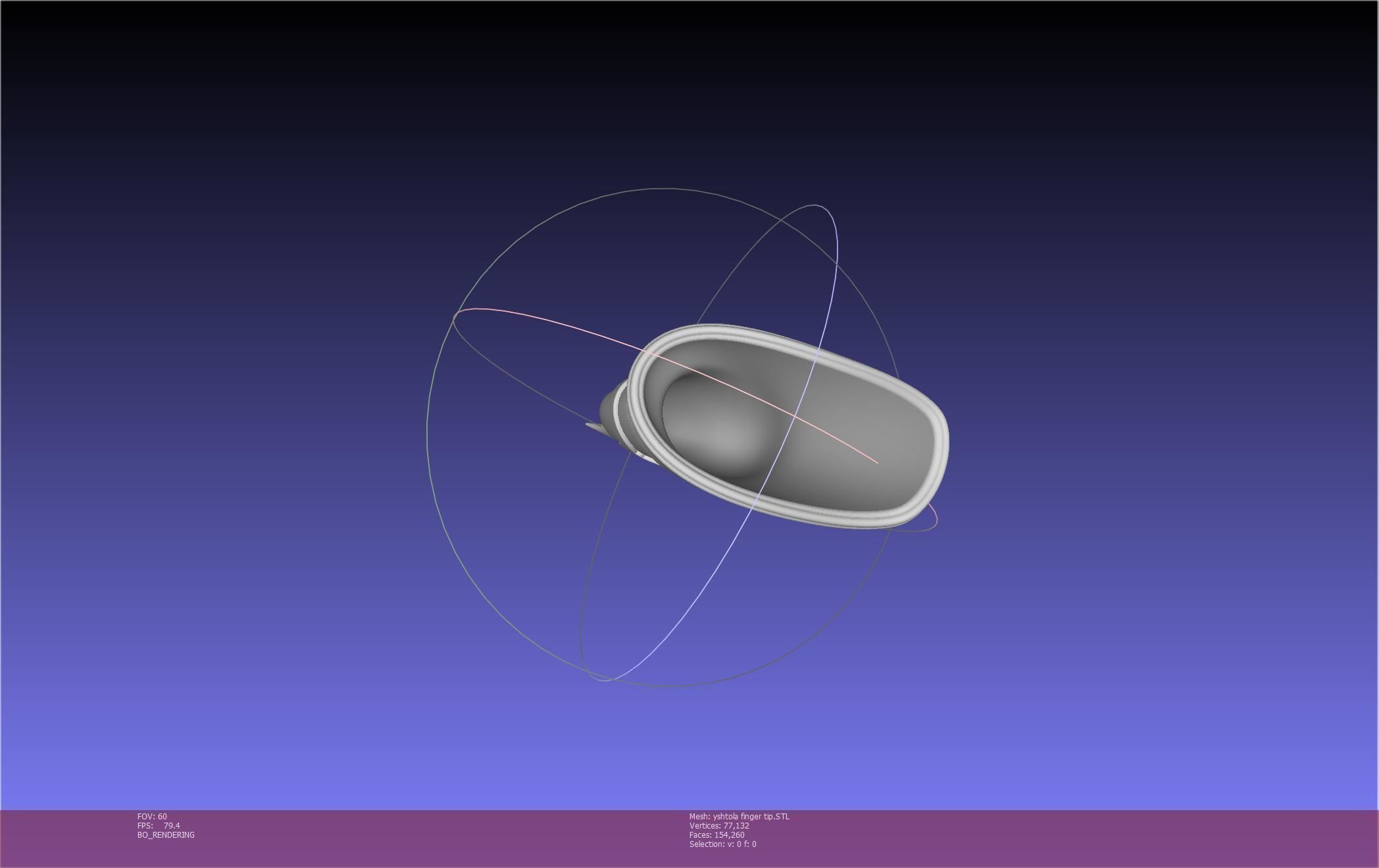 Final Fantasy XIV Yshtola Fingerpiece Printable Model 3D print model_109