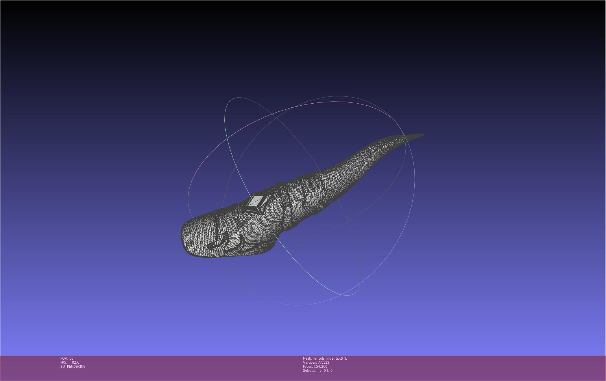 Final Fantasy XIV Yshtola Fingerpiece Printable Model 3D print model_112