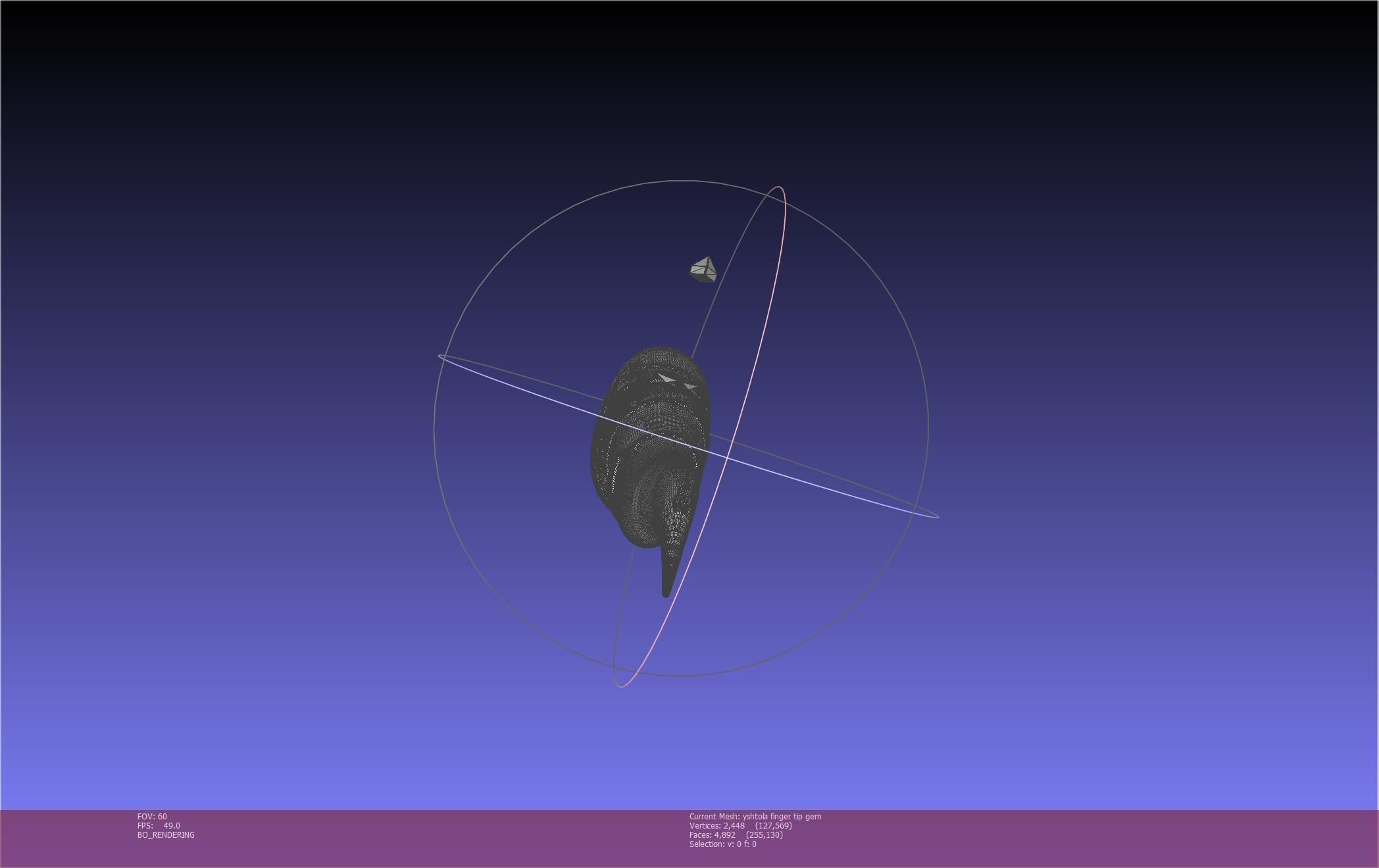 Final Fantasy XIV Yshtola Fingerpiece Printable Model 3D print model_29