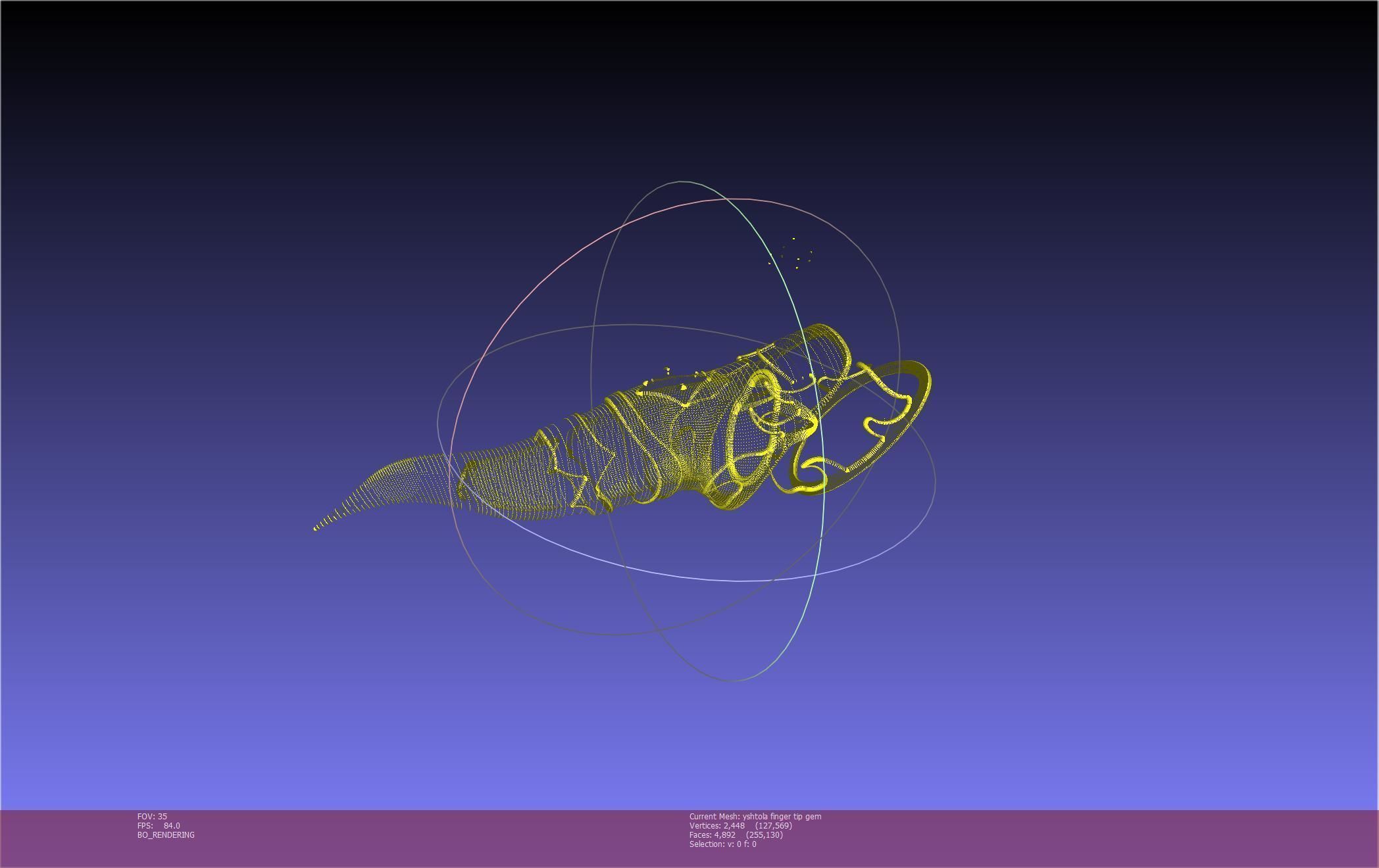 Final Fantasy XIV Yshtola Fingerpiece Printable Model 3D print model_57