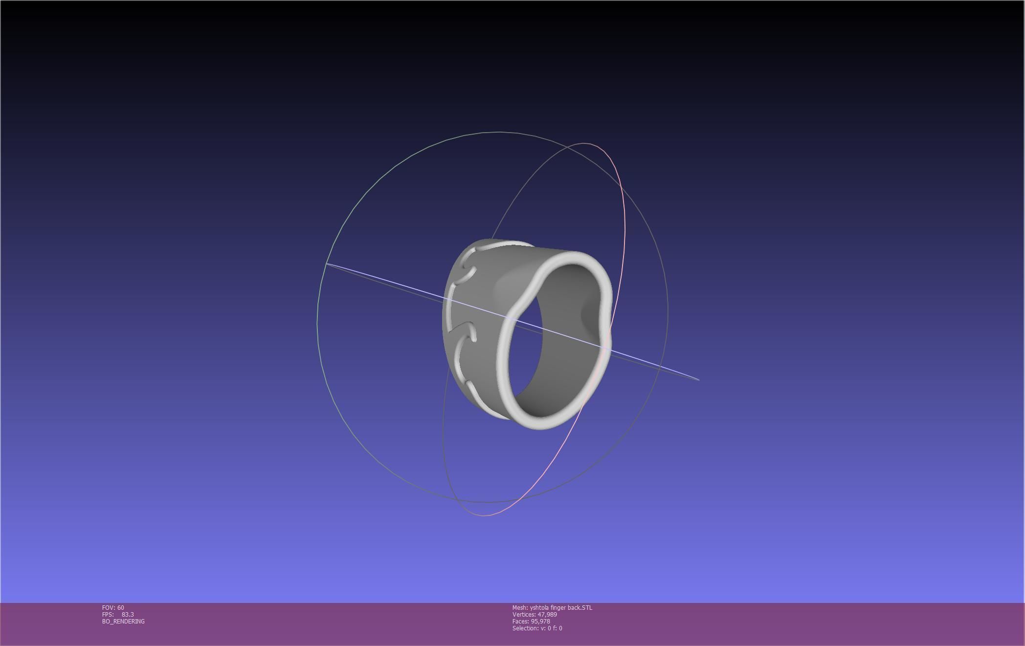 Final Fantasy XIV Yshtola Fingerpiece Printable Model 3D print model_93