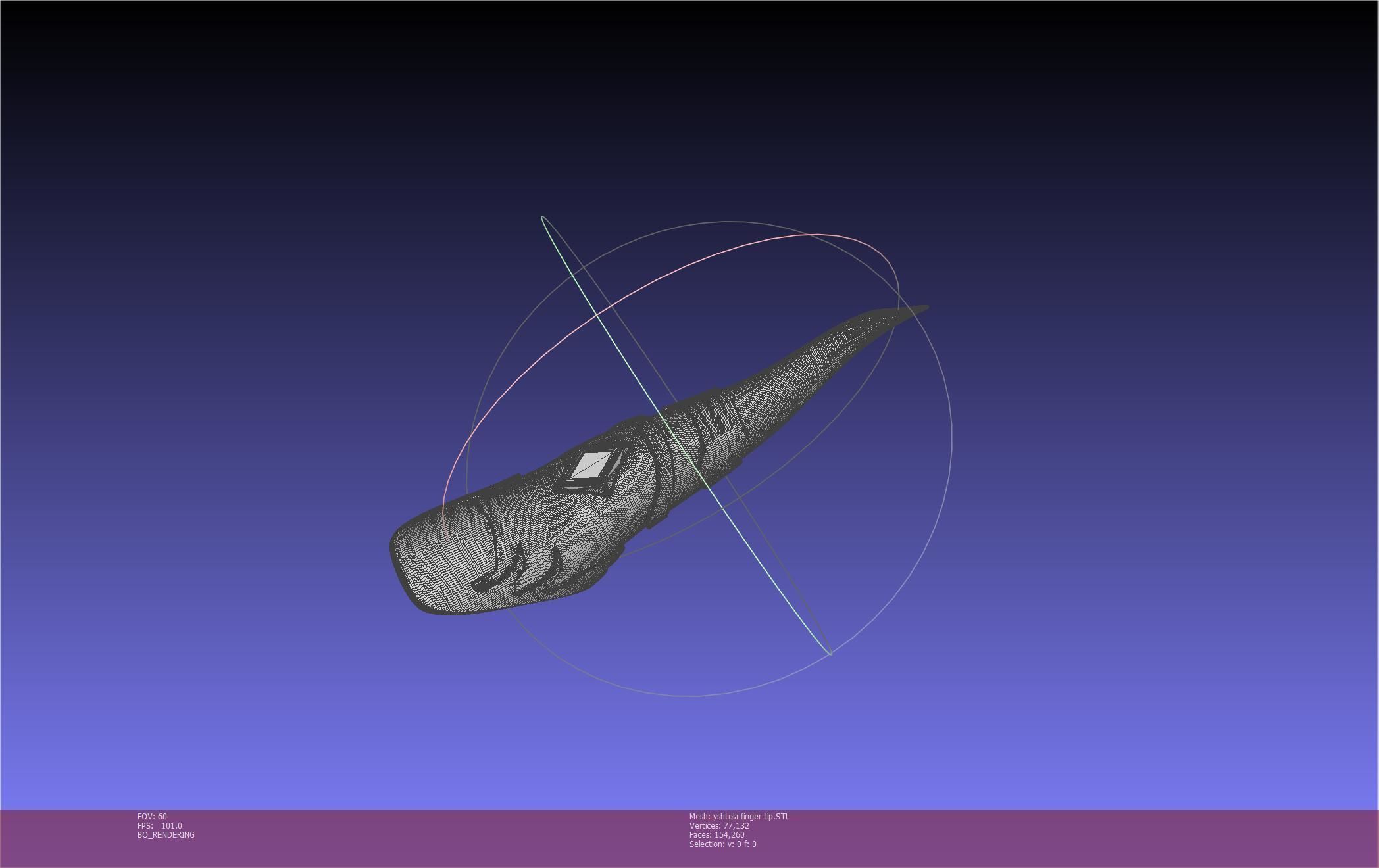 Final Fantasy XIV Yshtola Fingerpiece Printable Model 3D print model_113