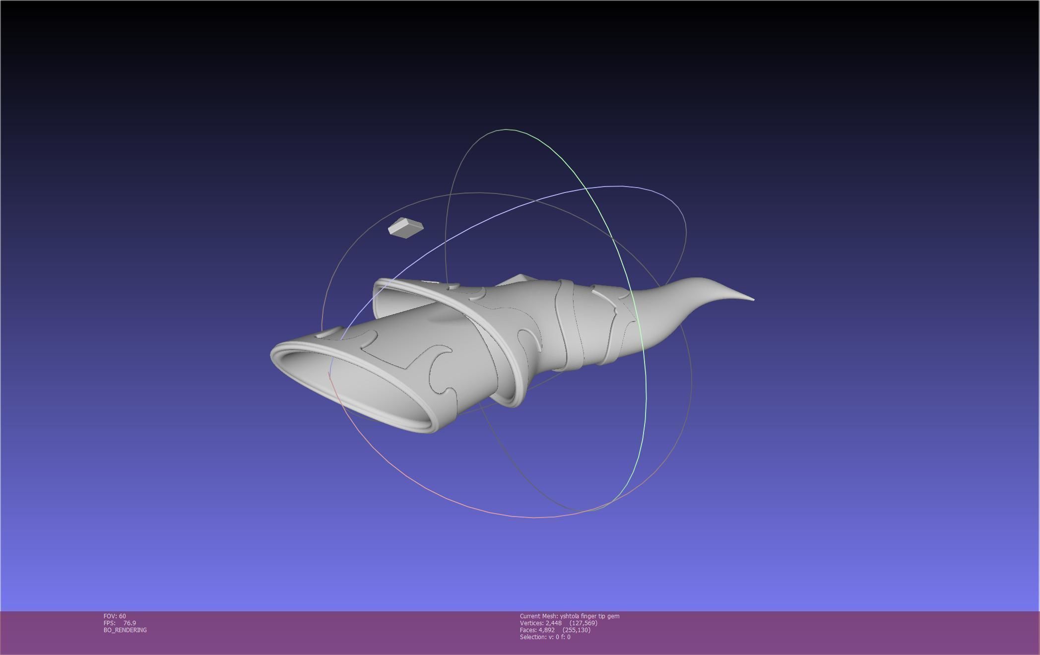 Final Fantasy XIV Yshtola Fingerpiece Printable Model 3D print model_24