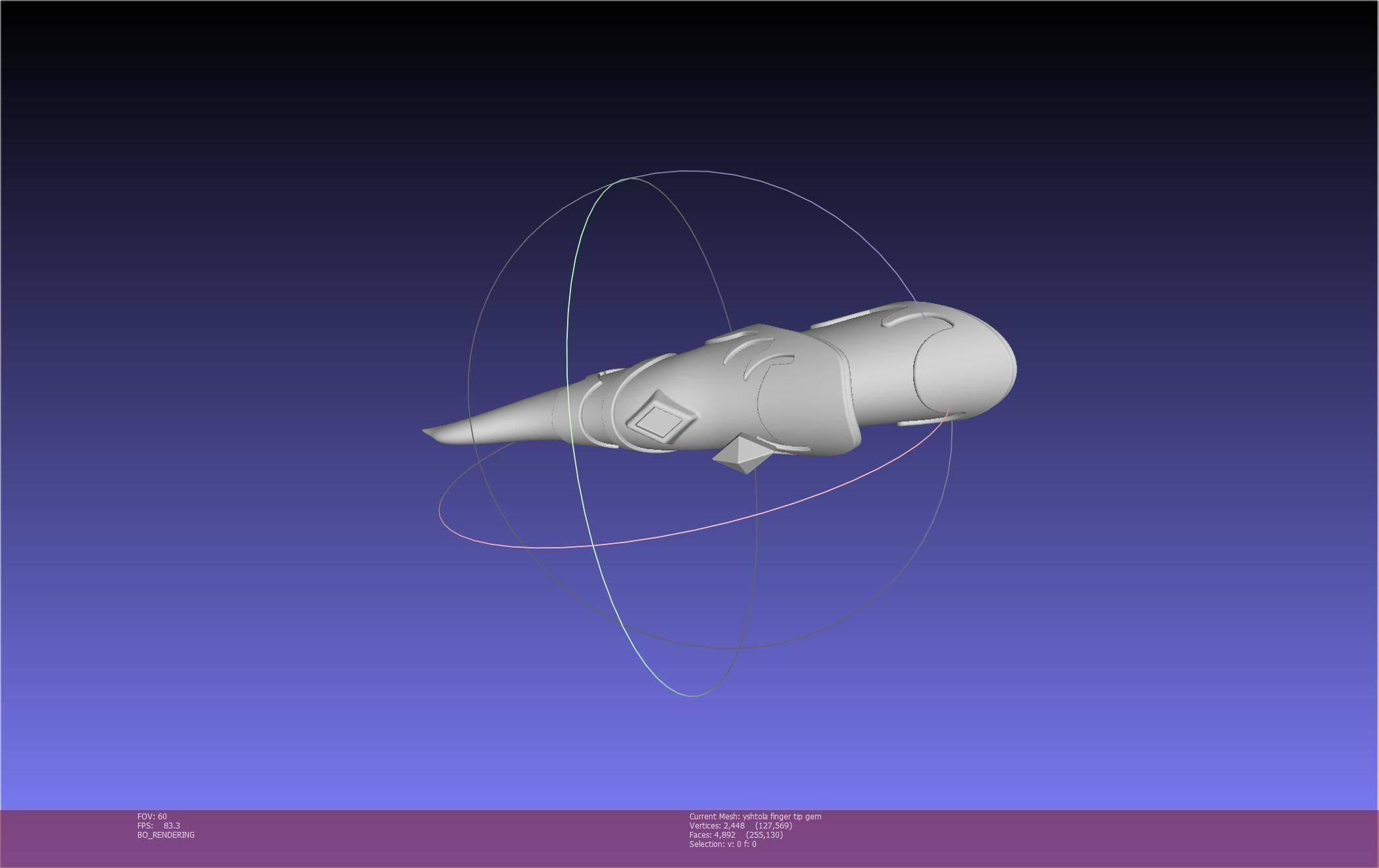 Final Fantasy XIV Yshtola Fingerpiece Printable Model 3D print model_6