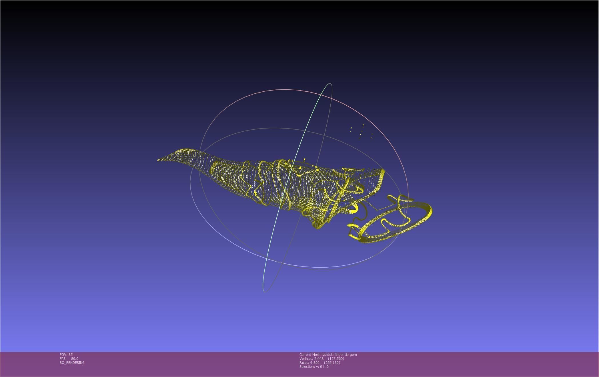 Final Fantasy XIV Yshtola Fingerpiece Printable Model 3D print model_58