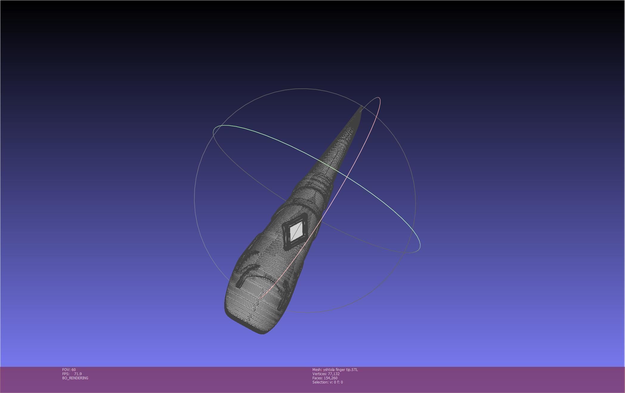 Final Fantasy XIV Yshtola Fingerpiece Printable Model 3D print model_119