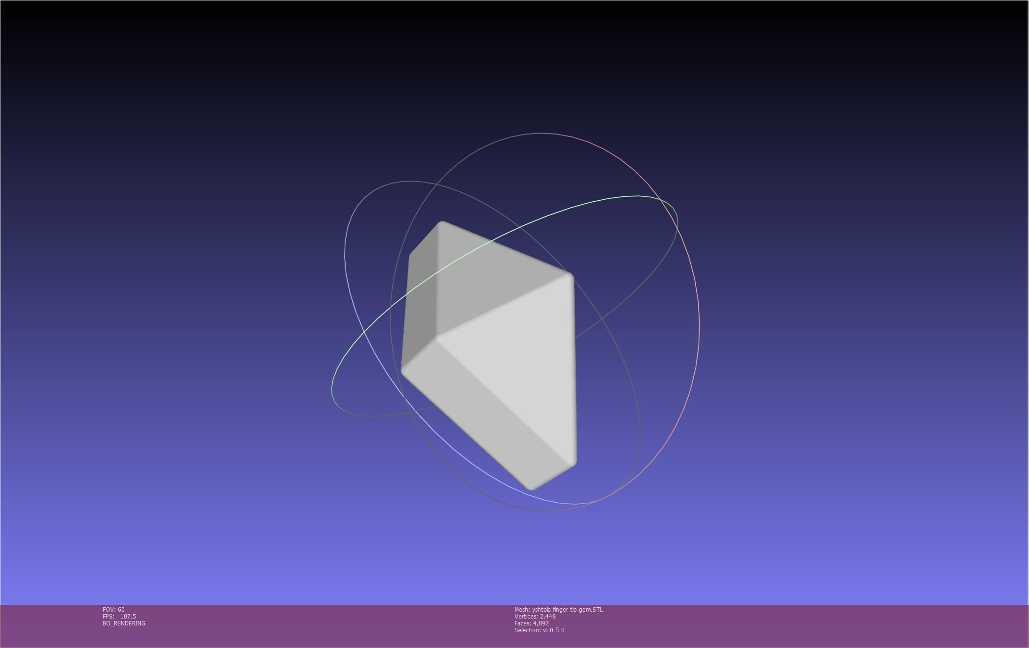 Final Fantasy XIV Yshtola Fingerpiece Printable Model 3D print model_126