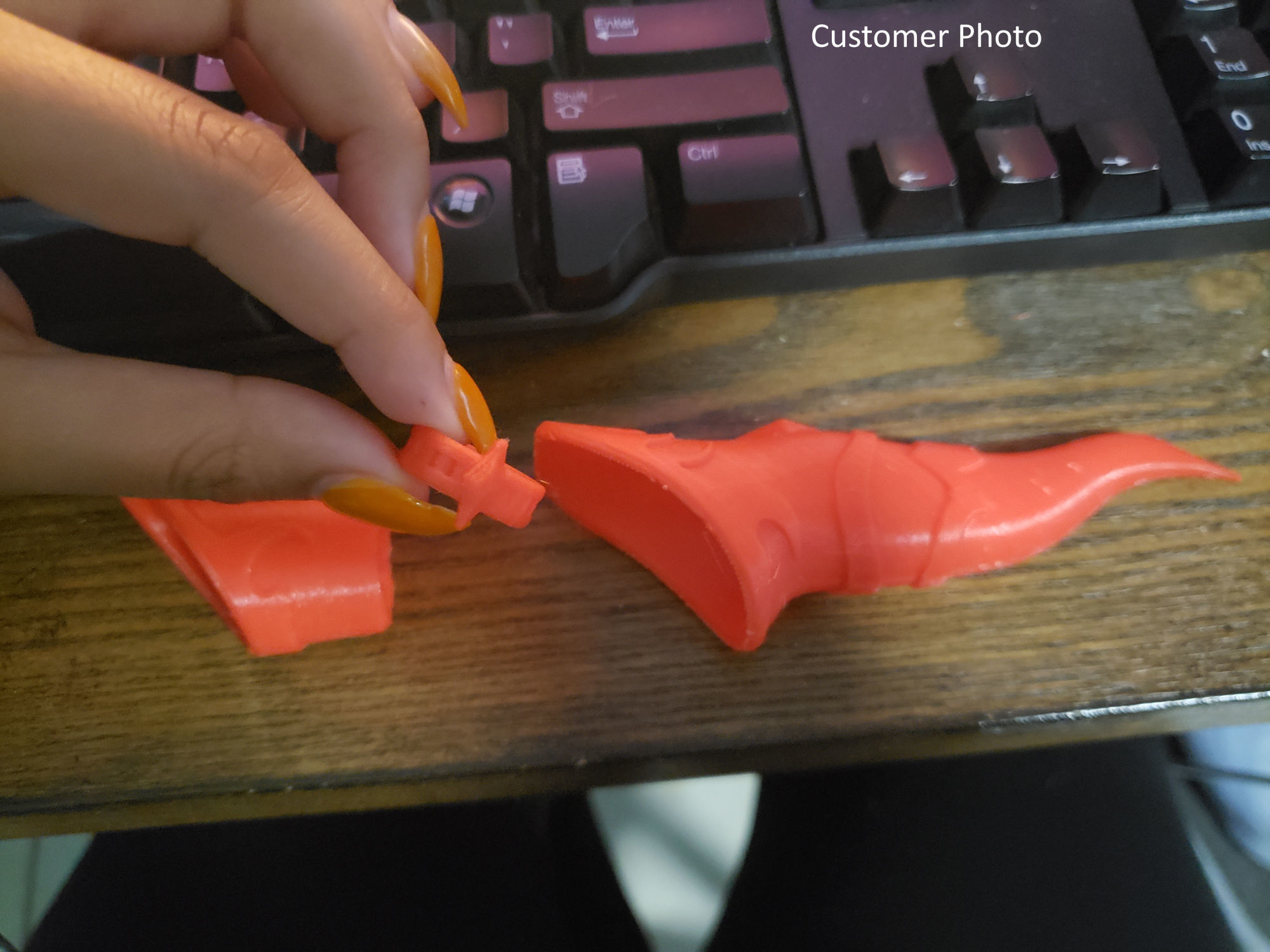 Final Fantasy XIV Yshtola Fingerpiece Printable Model 3D print model_128