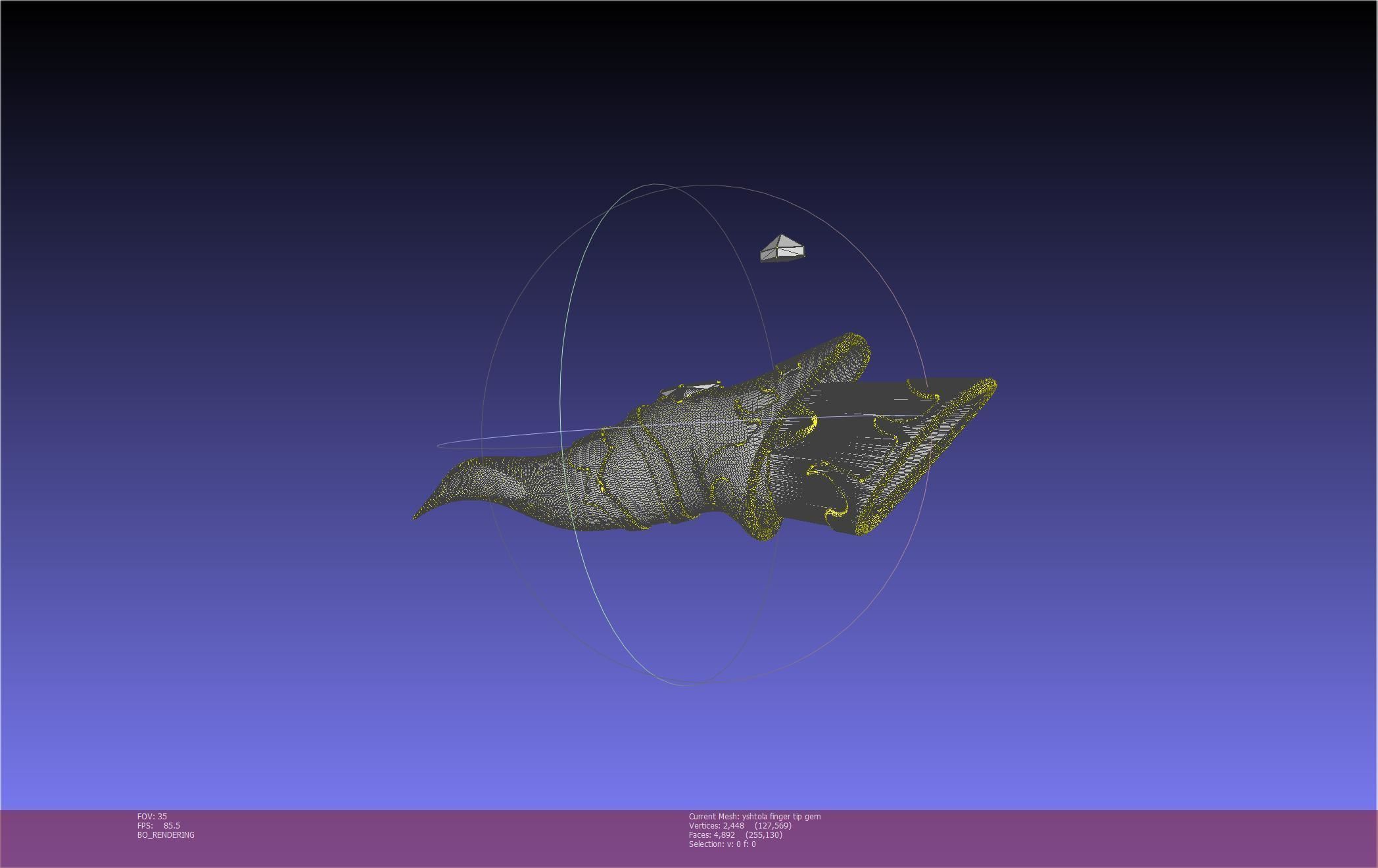 Final Fantasy XIV Yshtola Fingerpiece Printable Model 3D print model_60