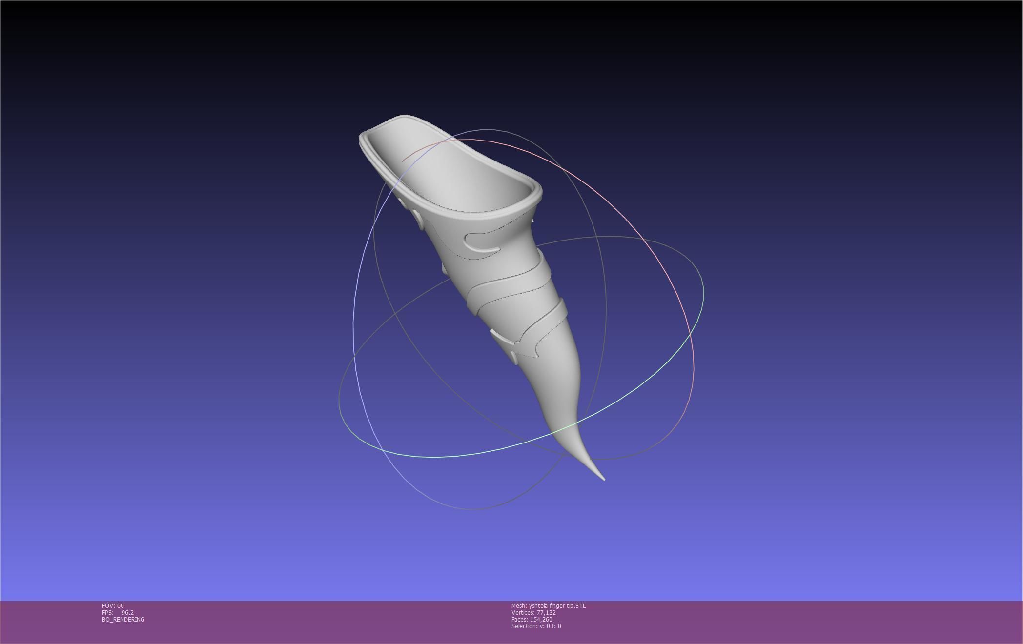 Final Fantasy XIV Yshtola Fingerpiece Printable Model 3D print model_105