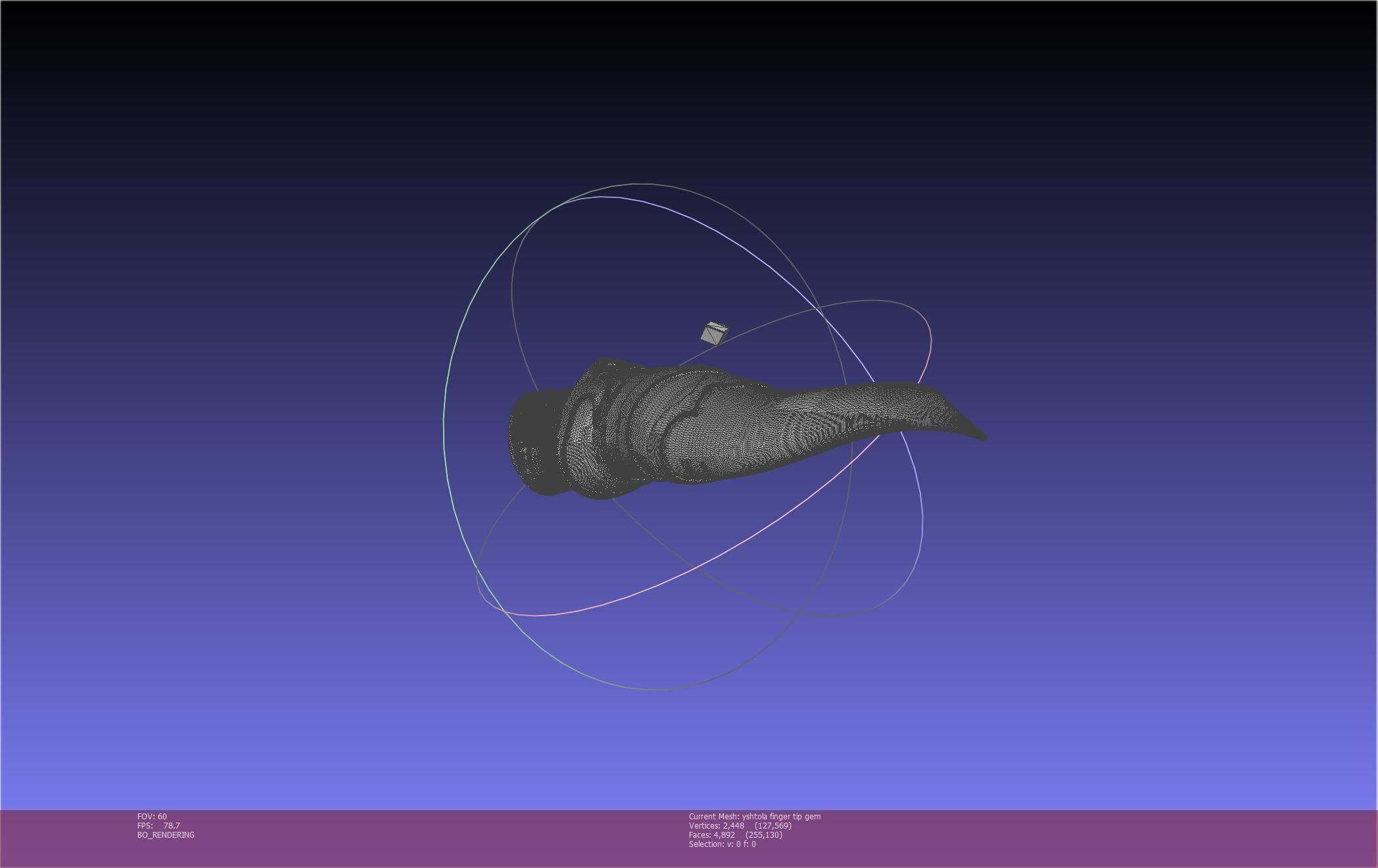 Final Fantasy XIV Yshtola Fingerpiece Printable Model 3D print model_41