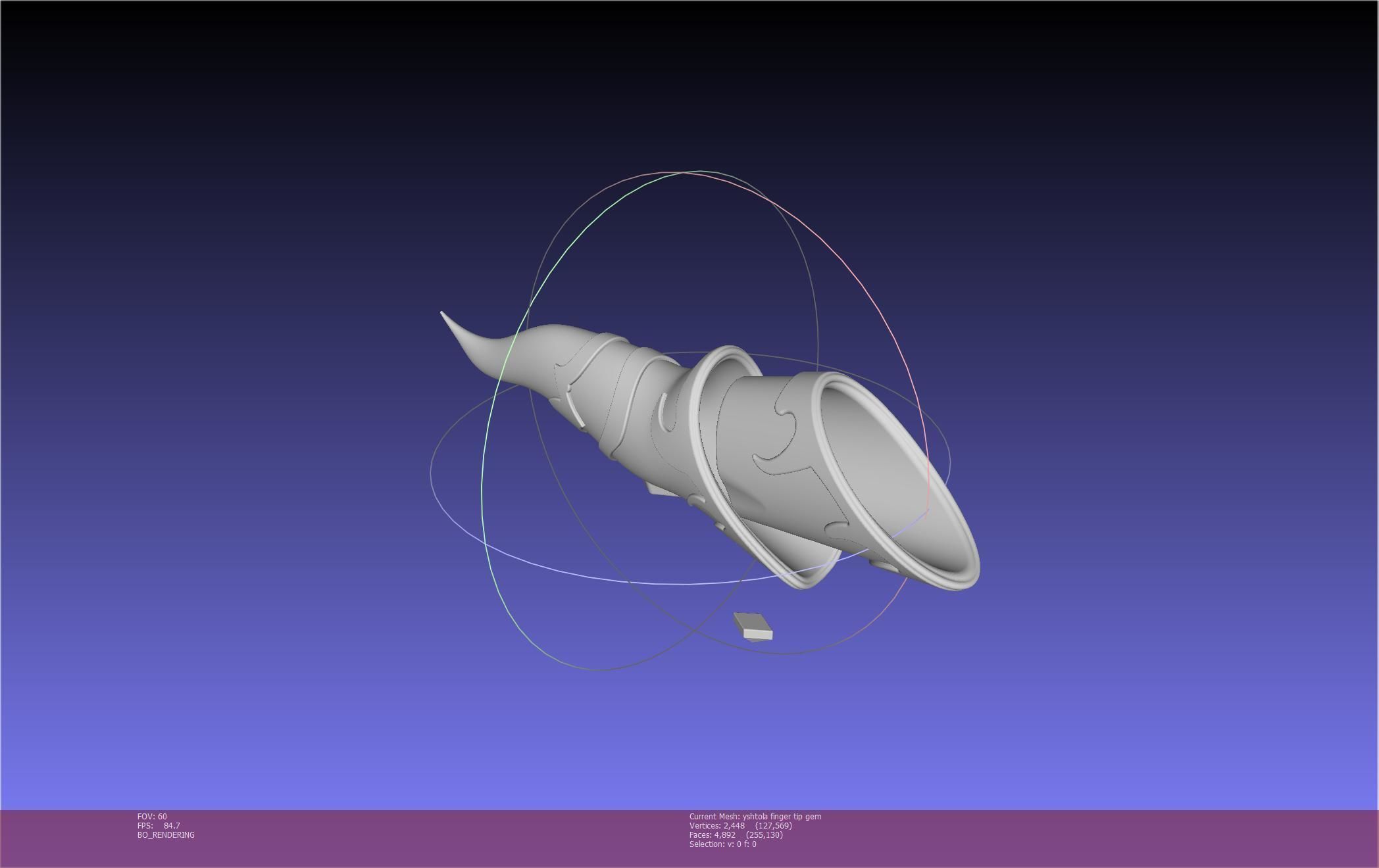 Final Fantasy XIV Yshtola Fingerpiece Printable Model 3D print model_16