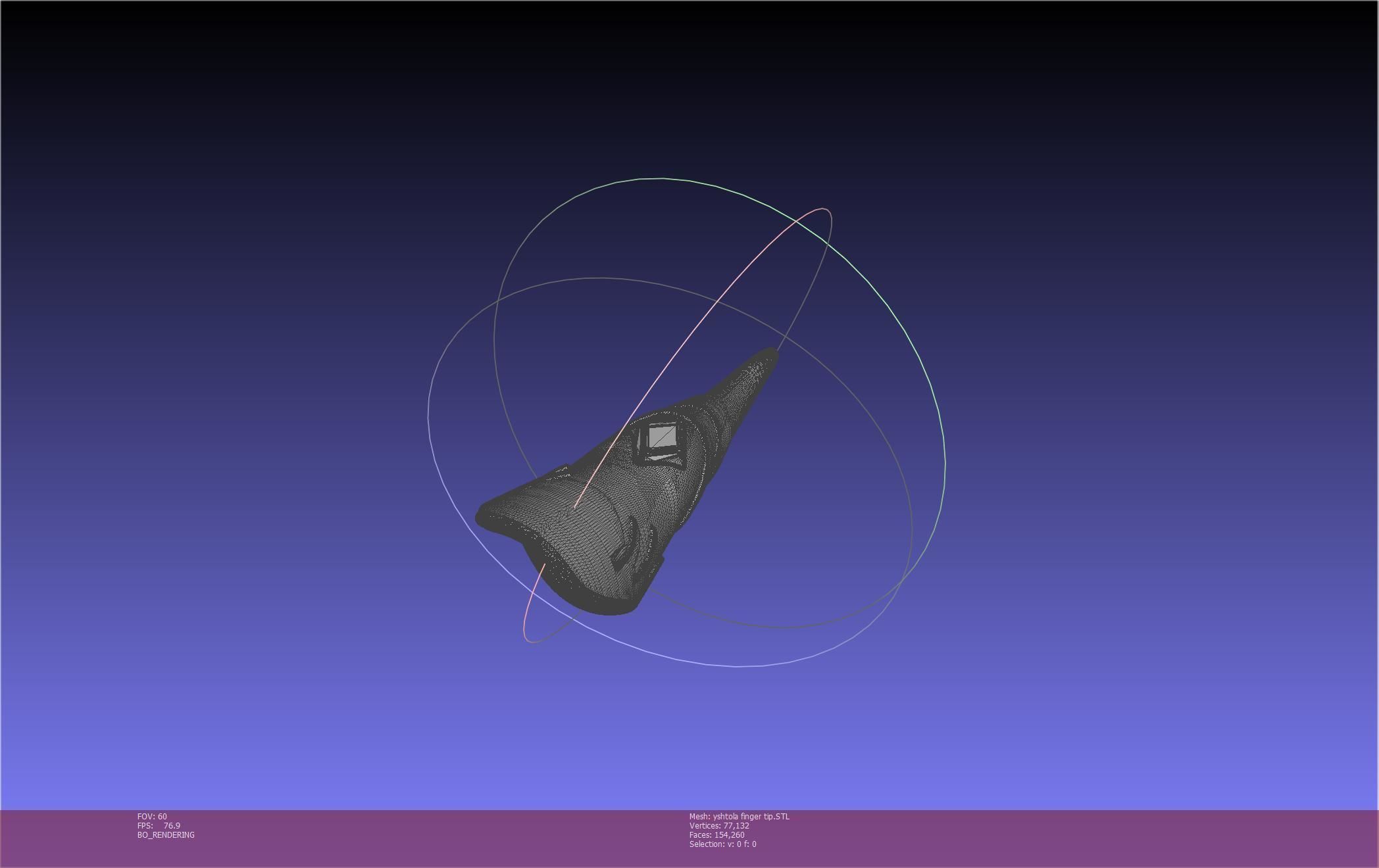 Final Fantasy XIV Yshtola Fingerpiece Printable Model 3D print model_120