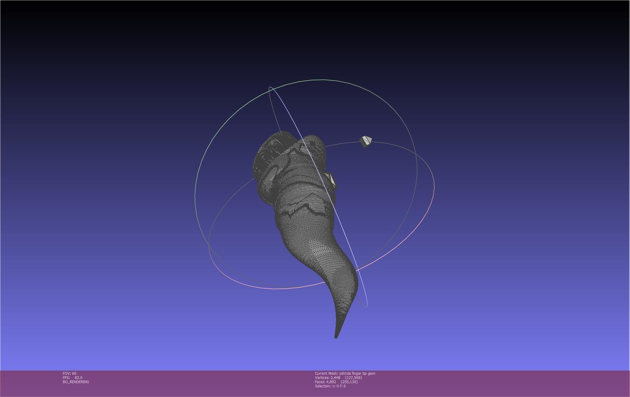 Final Fantasy XIV Yshtola Fingerpiece Printable Model 3D print model_37