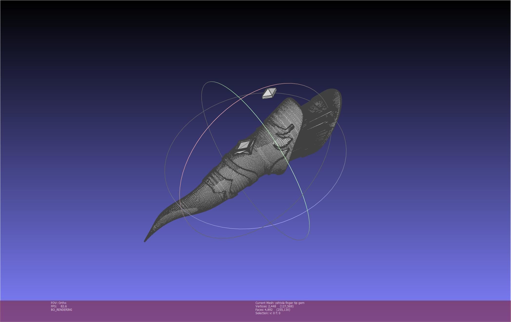 Final Fantasy XIV Yshtola Fingerpiece Printable Model 3D print model_54