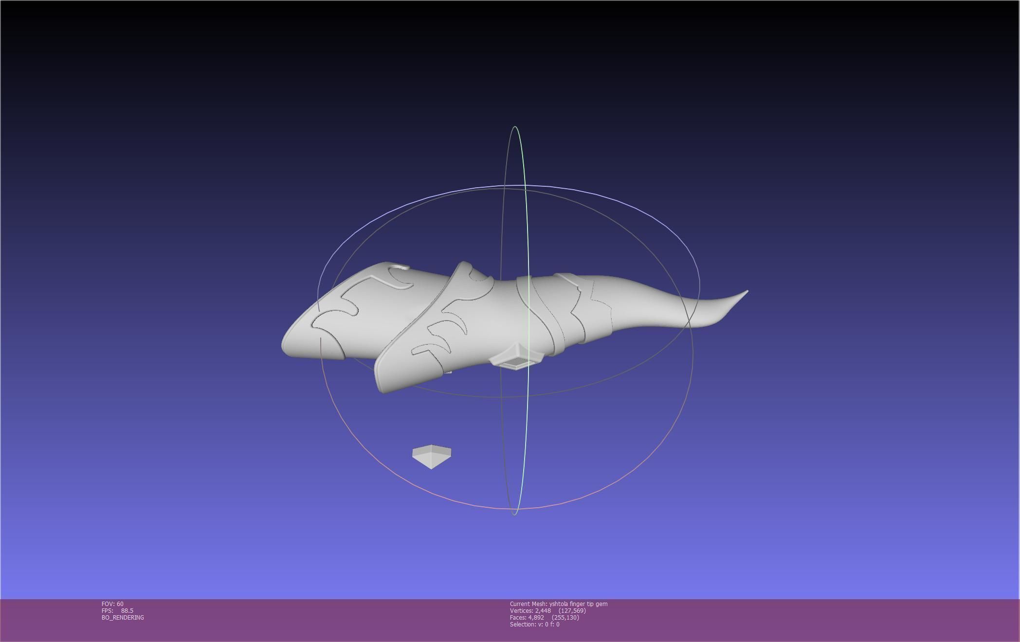 Final Fantasy XIV Yshtola Fingerpiece Printable Model 3D print model_20