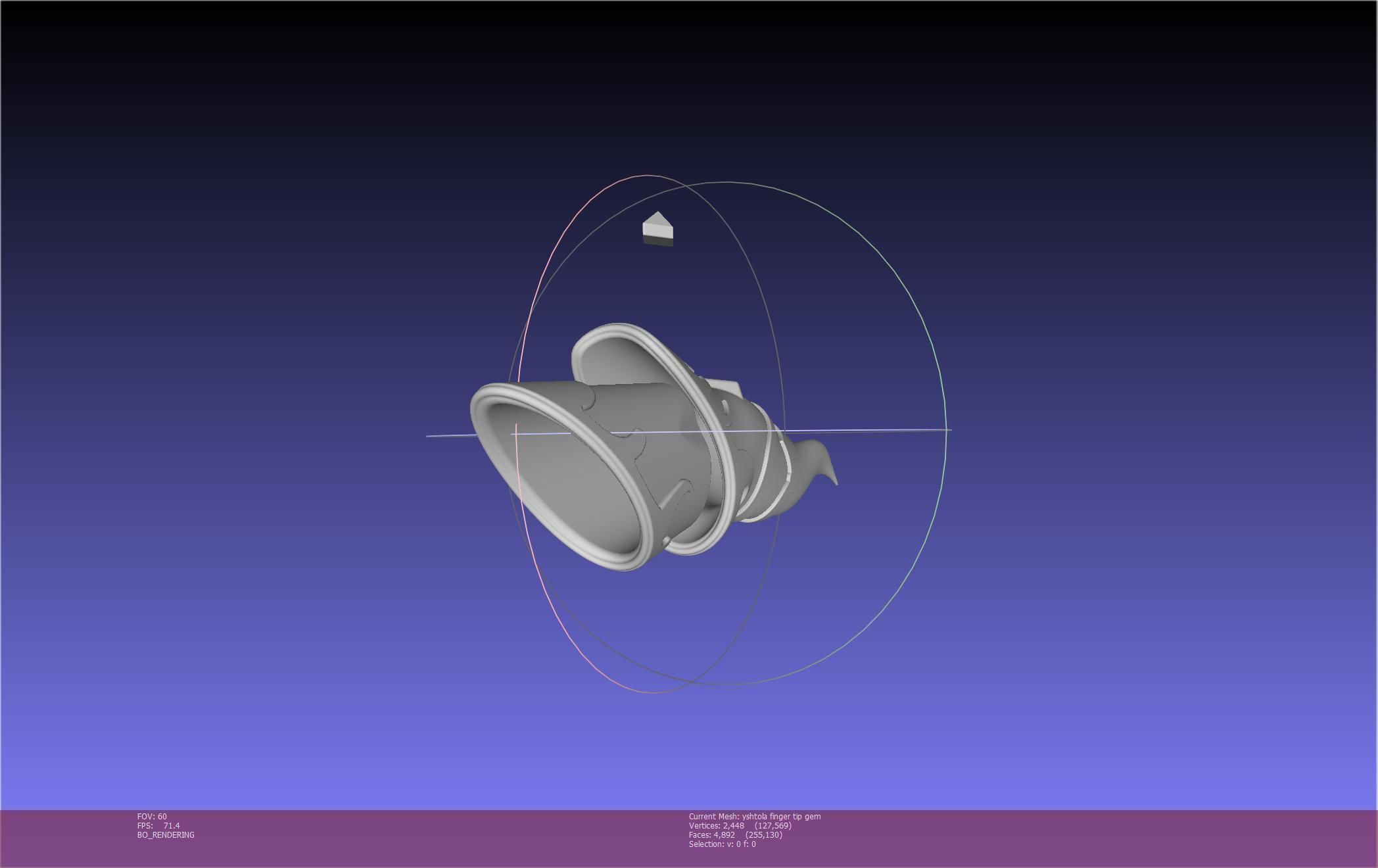 Final Fantasy XIV Yshtola Fingerpiece Printable Model 3D print model_10