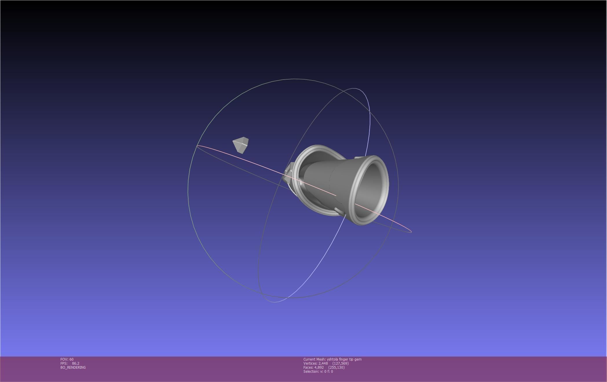 Final Fantasy XIV Yshtola Fingerpiece Printable Model 3D print model_25