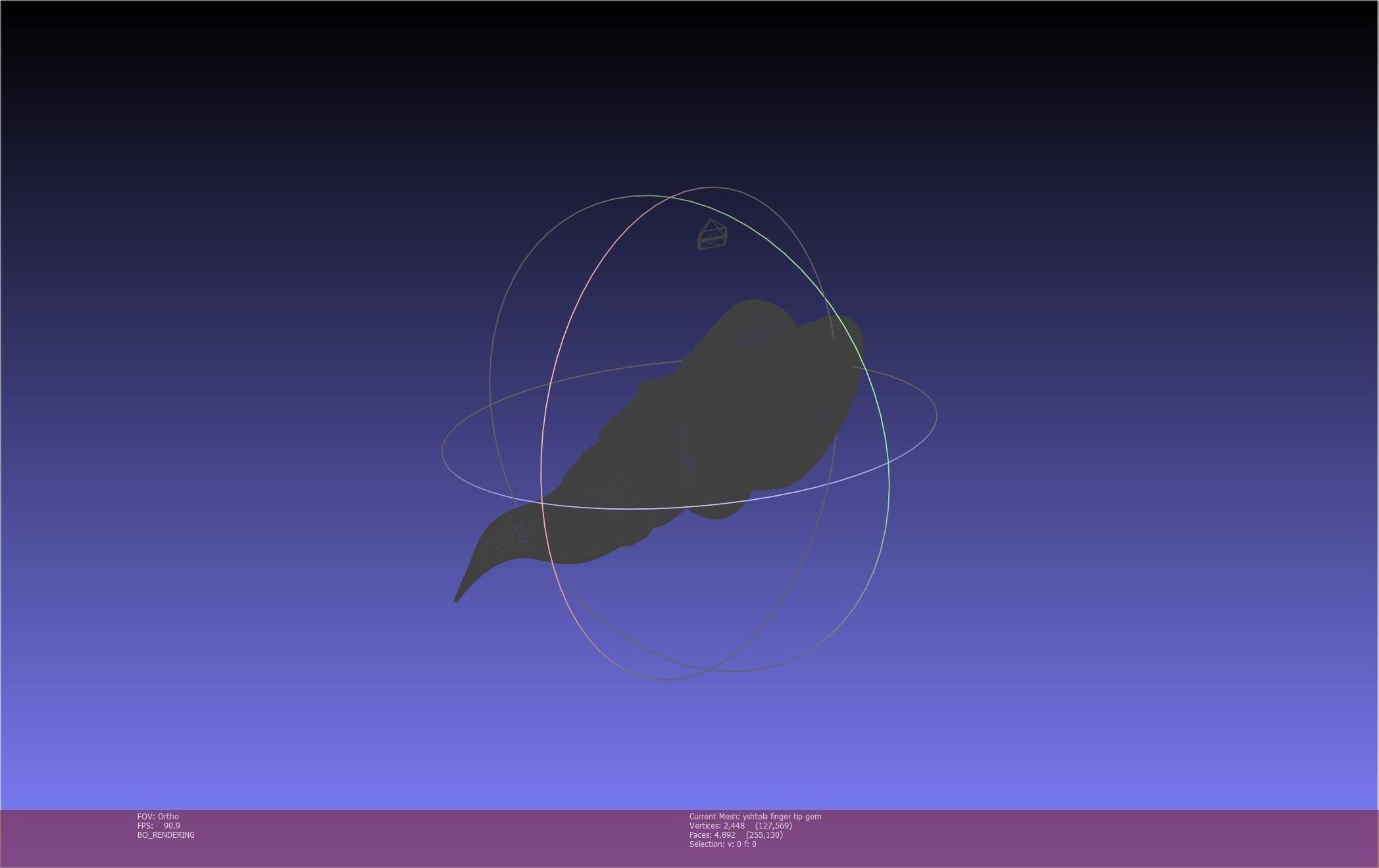 Final Fantasy XIV Yshtola Fingerpiece Printable Model 3D print model_55