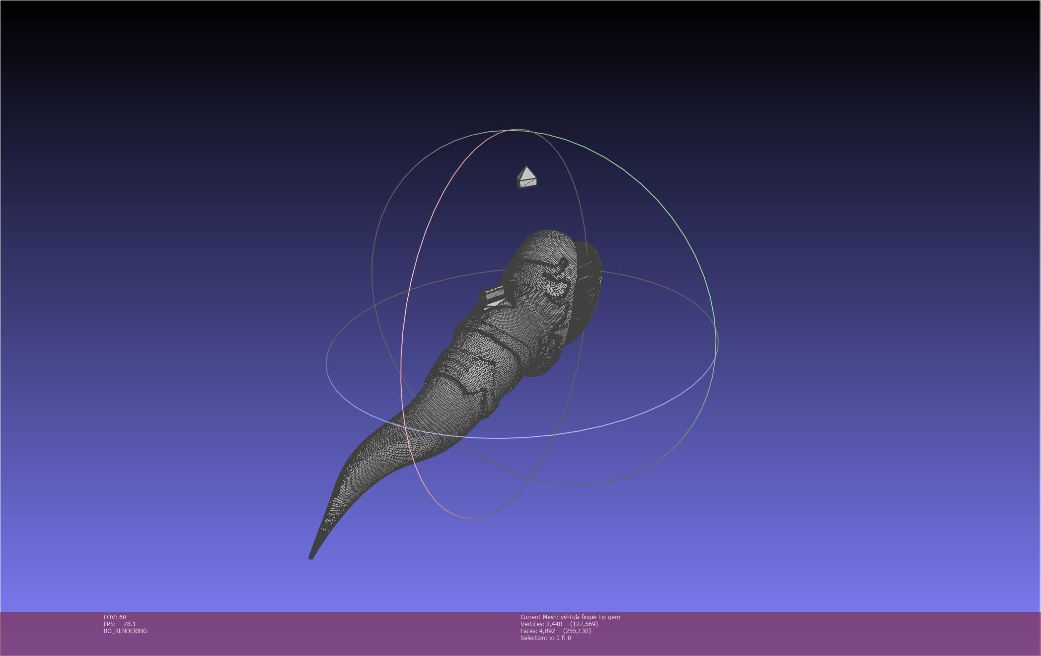 Final Fantasy XIV Yshtola Fingerpiece Printable Model 3D print model_28