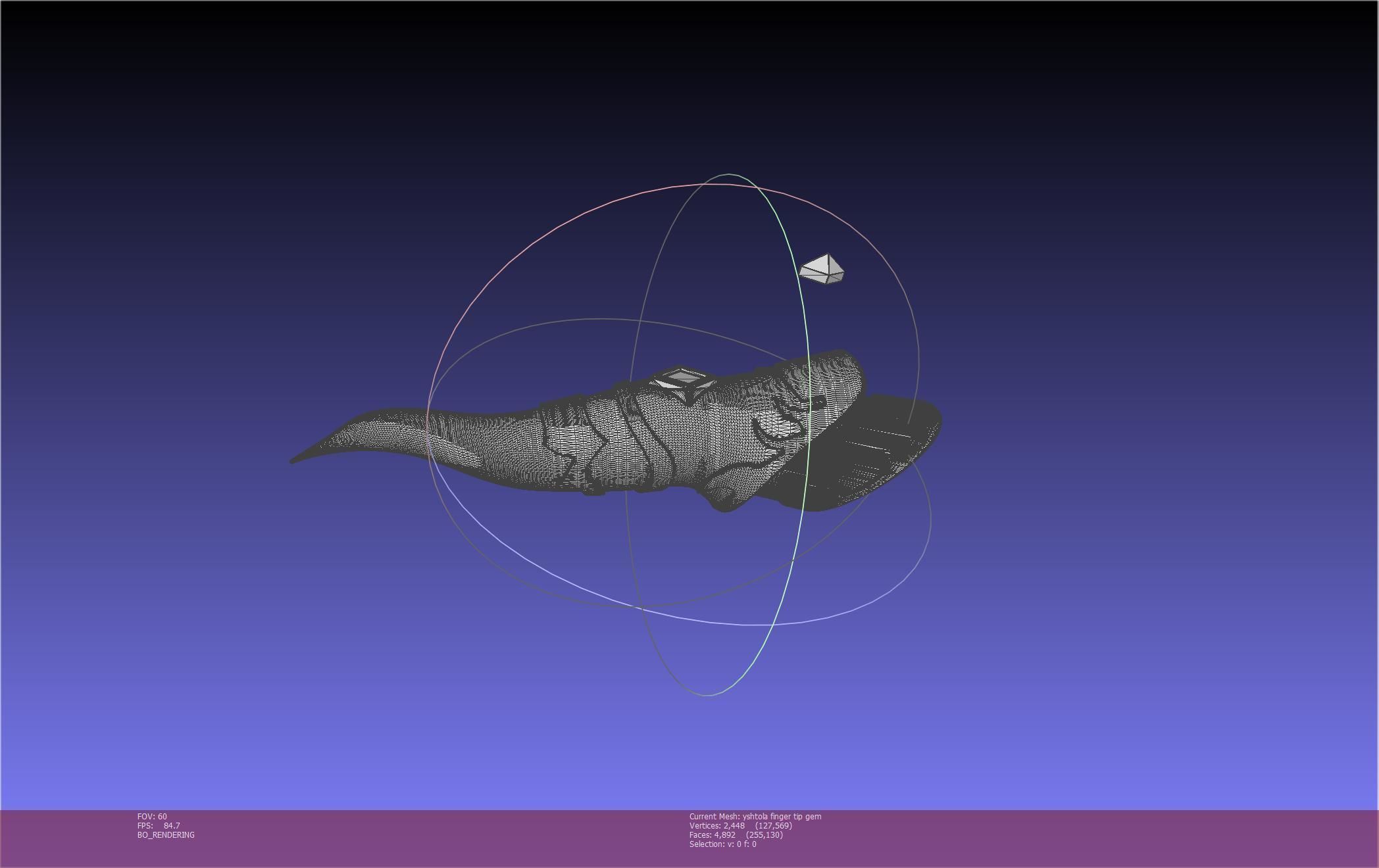 Final Fantasy XIV Yshtola Fingerpiece Printable Model 3D print model_38