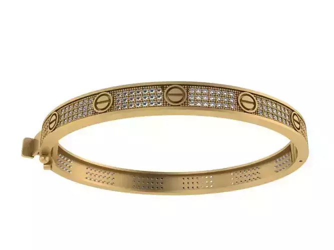 bracelet gold with diamonds