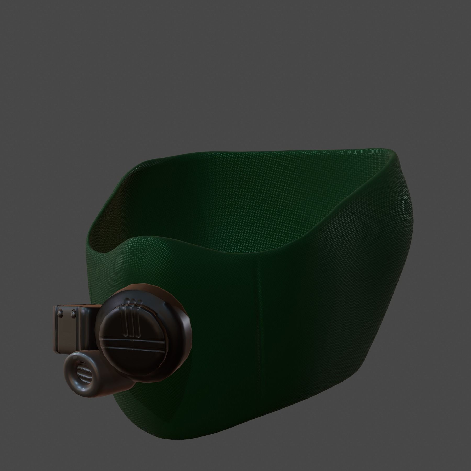 Gas mask helmet 3d model scifi Low-poly Low-poly 3D model_7