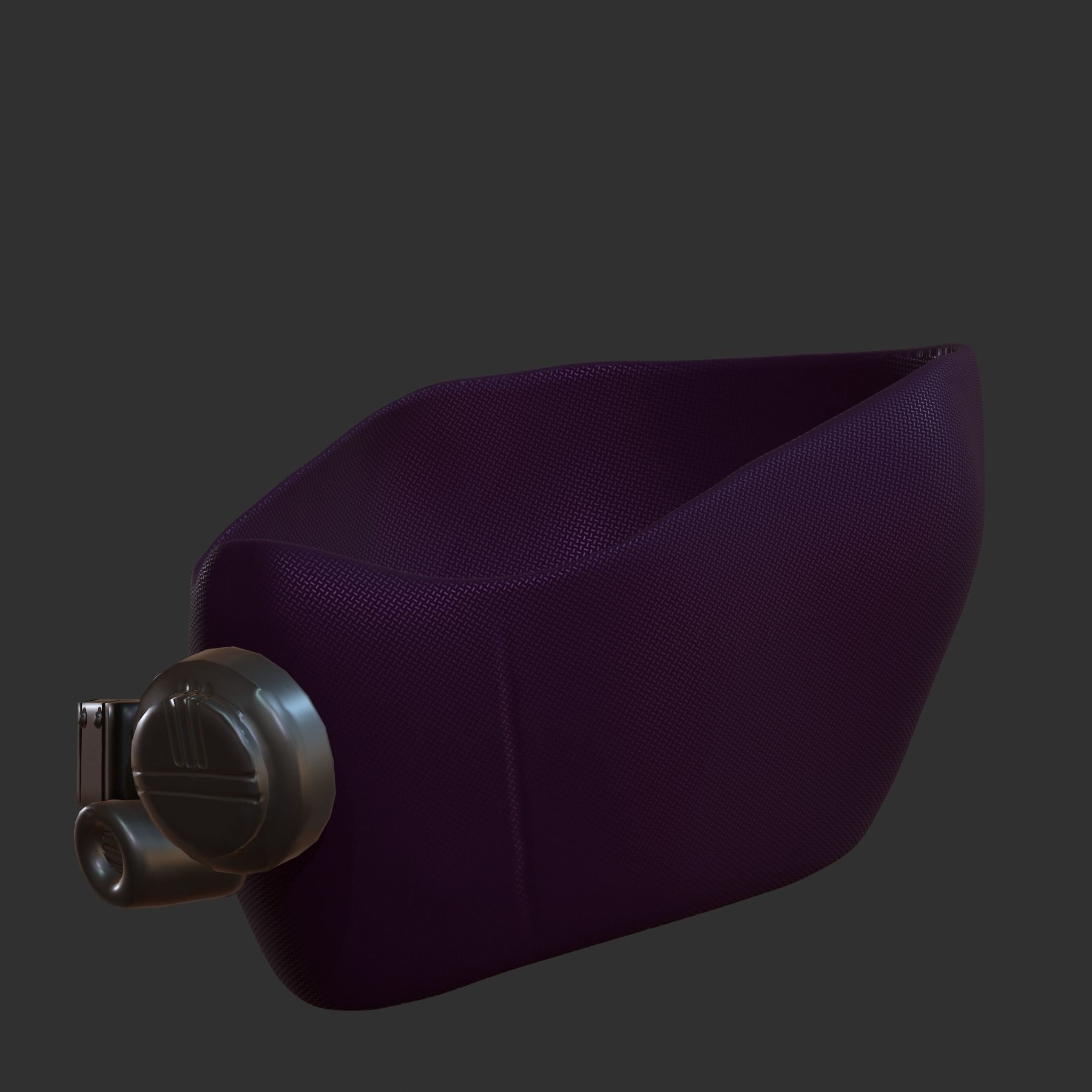 Gas mask helmet 3d model scifi Low-poly  Low-poly 3D model_4