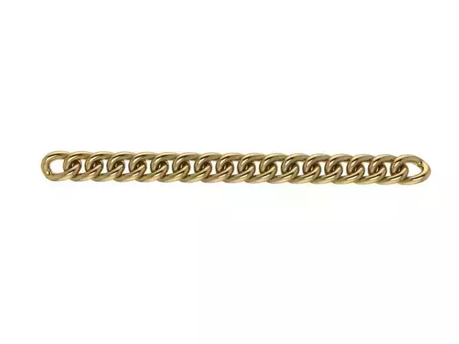 Chain gold plated link