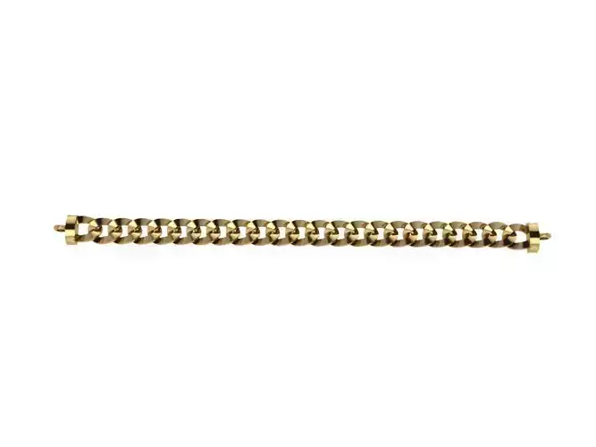 Chain gold bracelet