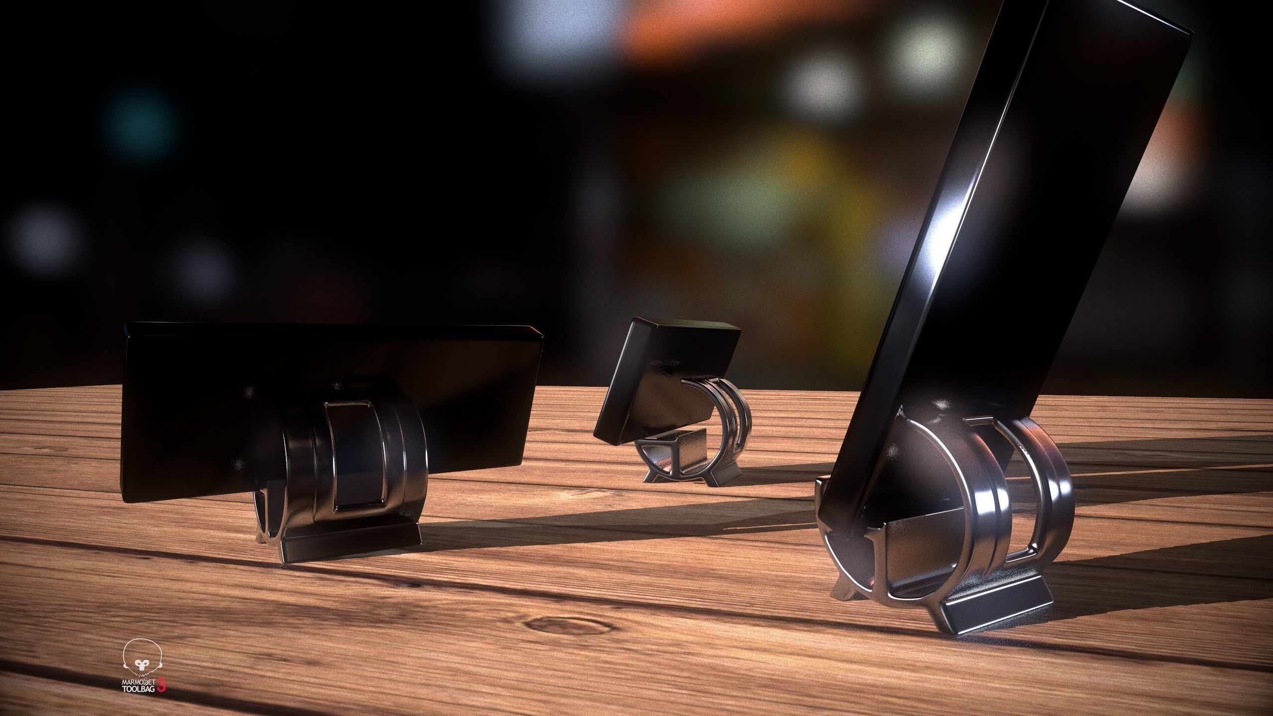 Mobile phone holder 3D print model_9