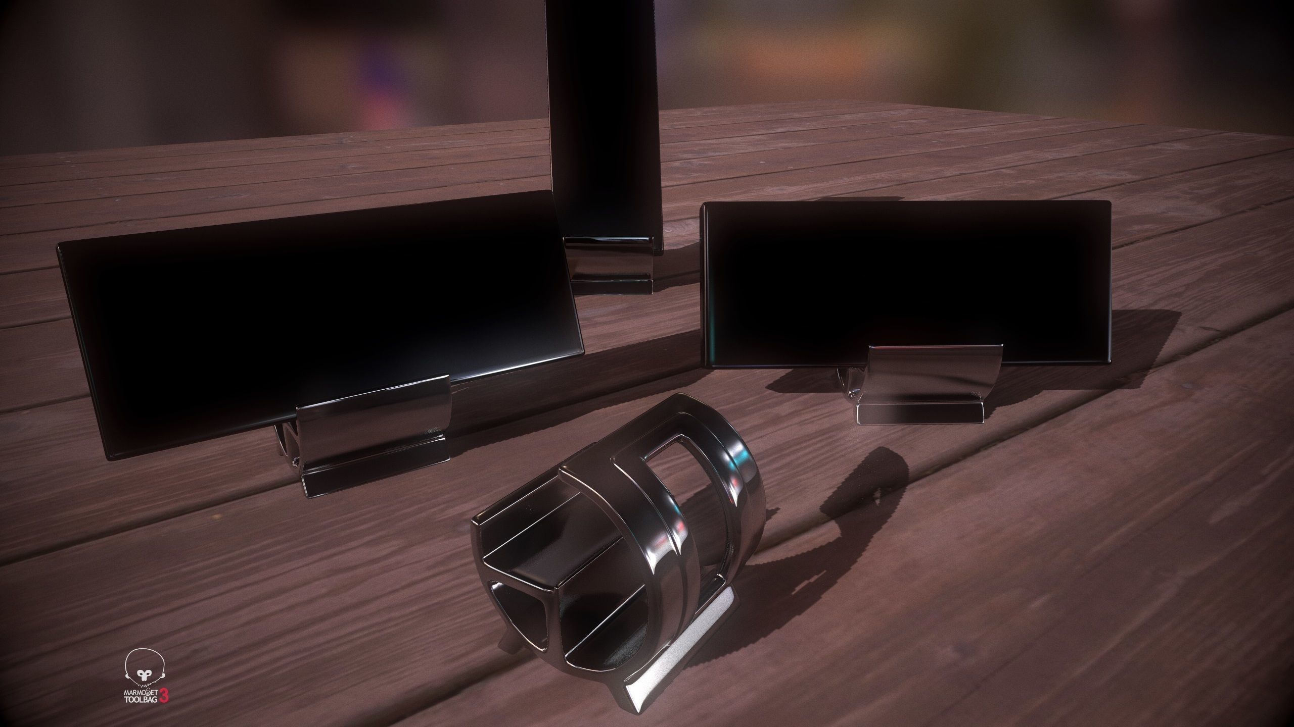 Mobile phone holder 3D print model_2